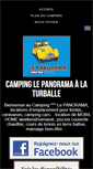 Mobile Screenshot of camping-lepanorama.fr